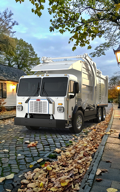 Model 520 Electric Vehicle in a Neighborhood