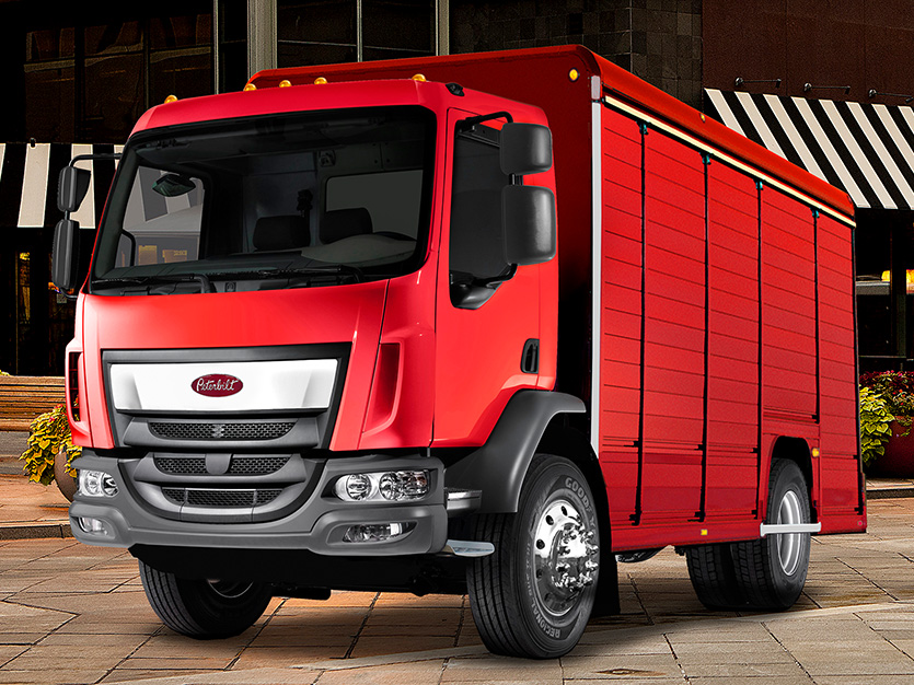 Peterbilt 220 delivery truck