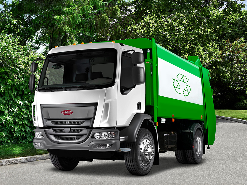 Peterbilt 220 garbage truck