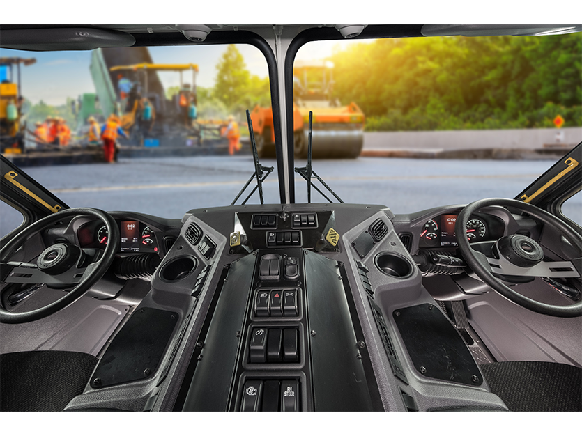 Peterbilt 520 interior