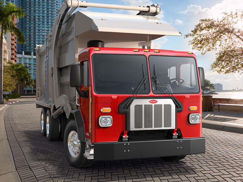 Peterbilt 520 garbage truck