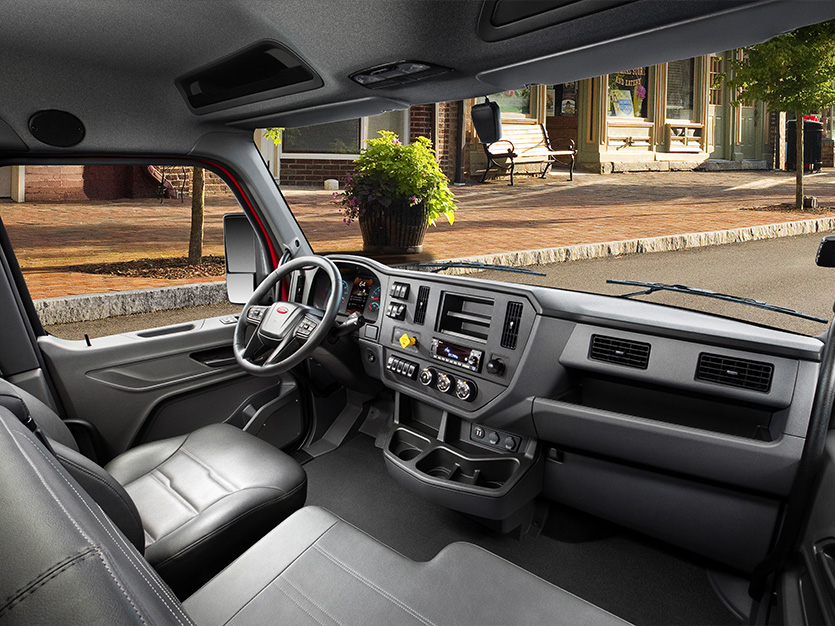 Peterbilt 537 interior