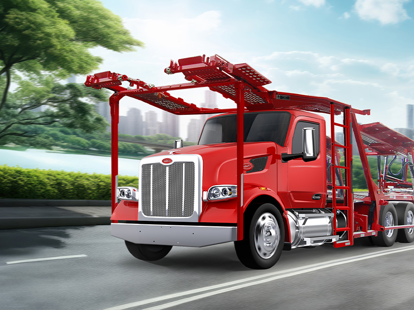 Peterbilt 567 car hauler specs