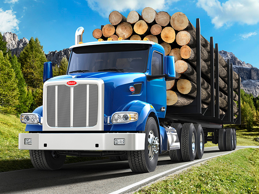 Peterbilt 567 logging specs