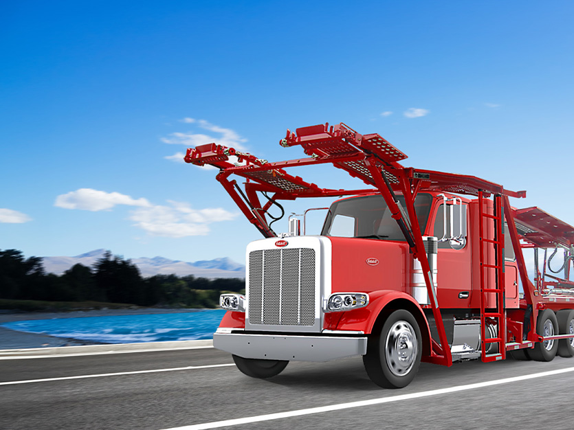Peterbilt 589 car hauler specs