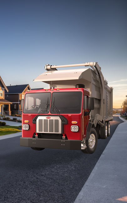 Peterbilt 520 refuse truck
