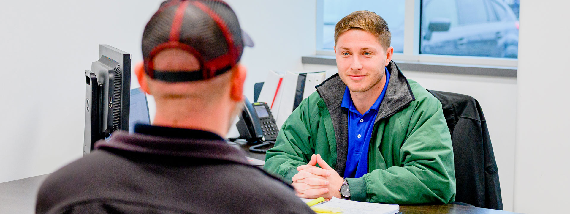 The Pete Store Salesmen working diligently for our customer base to help find the right truck to suit their needs